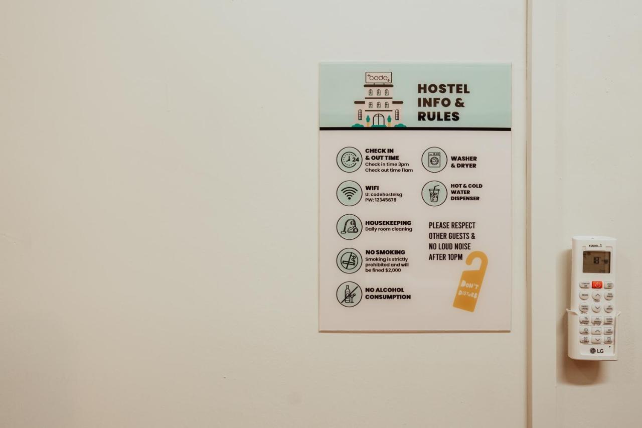 Code Hostel At Lavender Singapore Eksteriør billede